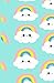 Cute rainbow Graphic Notebook 5x8 by Writing
