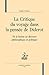 La critique du voyage dans la pensée de Diderot - de la ficti... by Eszter Kovács