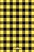 Yellow & Black Buffalo Plai...