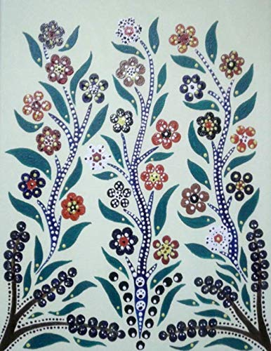 Slavic Folk Art Notebook 5: Blank Line Composition Writing College Ruled Journal (Anthony's Art)