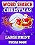 WORD SEARCH CHRISTMAS LARGE PRINT PUZZLE BOOK by Jackson Avery