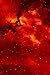Star And Sky - RED: Beautifull, Glossy, Ruled (6"x9") (Simple Motivational)