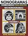 Nonogramas: Nonogramas Dificil, Libro de Rompecabezas Para Adultos, Griddlers, Hanjie ( Nonogramas en Español ) Volumen 01 (Spanish Edition)