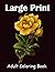 Large Print Adult Coloring Book by Mary Jacobs