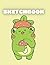 Sketchbook: Kawaii Frog Sketchbook - 8.5x11 - 120 page
