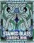 stained glass coloring book...