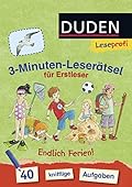 Leseprofi Rätselblock Lesen lernen 1. Klasse: 3-Minuten-Leserätsel für Erstleser - Endlich Ferien!