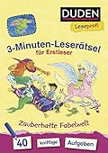 Leseprofi Rätselblock Lesen lernen 1. Klasse: 3-Minuten-Leserätsel für Erstleser - Zauberhafte Fabelwelt