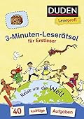 Leseprofi Rätselblock Lesen lernen 1. Klasse: 3-Minuten-Leserätsel für Erstleser - Reise um die Welt