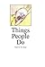 Things People Do: poems by ...
