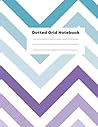 Dot Graph Paper Journal: A Dot Grid Notebook, Large Composition Journal With Dotted Paper 8.5 x 11 inches (Chevron)