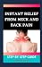 Instant relief from neck an...