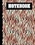 Notebook: Cheetah safari Print composition Journal ( Ruled Lined paper | 120 Pages | Large 8.5 x 11 | For writing and taking notes | number#14) (Cheetah Safari Print notebook)