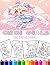 Chibi Girls Coloring Book: For Kids with Cute Adorable Anime Characters, In Fun Fantasy Anime Scenes for Relaxation