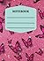 Girly Butterfly Notebook: 8...