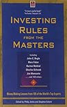 Investing Rules from the Masters Investing Rules from the Masters