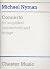 MICHAEL NYMAN: CONCERTO FOR AMPLIFIED HARPSICHORD AND STRINGS