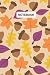 Notebook Acorn pattern 6"x9...