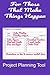 Project Planner: For Those That Make Things Happen. The Ultimate Task Organizer for Business or Personal Use.