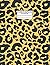 Composition Notebook: Leopard print Composition NoteBook 8.5x11 Inche 60 Sheets 120 Pages