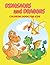 Dinosaur and Dragon Coloring Book for Kids: Fun and Easy Coloring Book for Boys, Girls, Kids and Toddlers