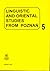 Linguistic and Oriental Studies from Poznan, Vol. 5 by Alfred F. Majewicz