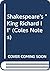 Shakespeare's " King Richar...