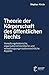 Theorie der Körperschaft des öffentlichen Rechts by Stephan Kirste