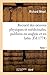 Recueil Des Oeuvres Physiques Et Médicinales, Publiées En Ang... by MEAD-R