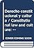 Derecho constitucional y cultura / Constitutional law and culture: Estudios En Homenaje a Peter Haberle (Spanish Edition)