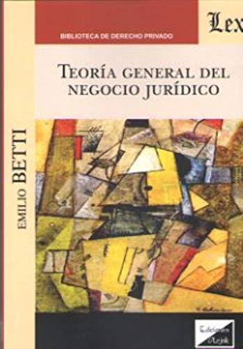 Teoría general del negocio juridico (Spanish Edition)