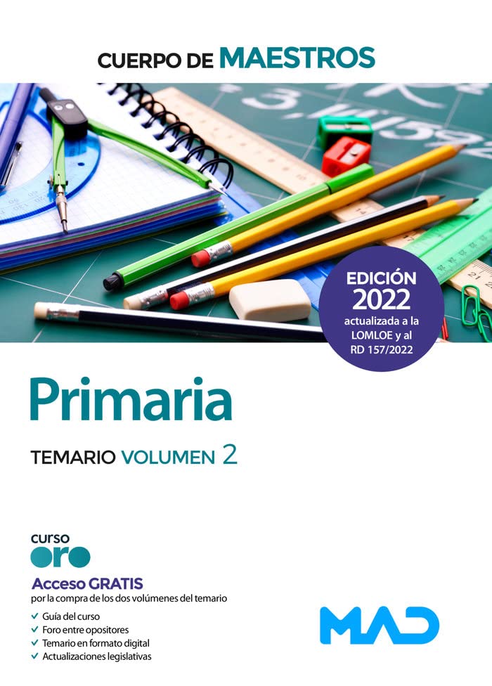Cuerpo de Maestros. Primaria. Temario volumen 2 (Paperback)