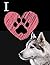 Husky Notebook: I Love my H...