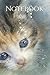 Notebook: Cute kitten girl ...