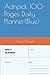 Adnpick 100-Pages Daily Planner(Blue)