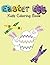 Kids Easter Egg Coloing Book- 40+ Coloring Pages- Ages 1-10: Simple Coloring Pages