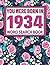 You Were Born In 1934: Word Search Book: Training Your Brain And Logical Thinking Games For Adults Seniors And More With Solutions | Large Print Word Search For Seniors