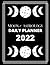 MOON & ASTROLOGY DAILY PLANNER 2022: Astrological Daily Planner, Journal, Calendar With Moon Phases | January - December 2022 Gift | Minimalist Black Cover
