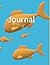 Fish Gold and Blue Journal Notebook