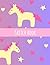 Sketchbook: Unicorn Sketchbook For Girls Pink Purple 100 Large 8.5 x 11 Blank Pages for Drawing Sketching Illustrating