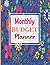 Monthly Budget Planner: A Year-Long Undated Spending Tracker, Savings and Organizer Journal
