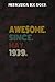 Medication Log Book :Awesome Since May 1939 83 Years Old 83rd Birthday Gift: Gifts for Teens:Simple Personal Medication Administration Planner & ... Journal Tracker Notebook,Birthday Gifts