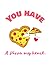 You have a pizza my heart. Lined notebook. 150 pages. Pizza Lover Gift.