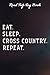 Road Trip Log Book Eat Sleep Cross Country Repeat Running Runner Run Funny Gift Pretty: Cross Country Gifts for Mom:A Journal To Keep Record Of Date, ... Time, Traffic ... Experiences - Gift For R