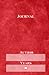1000 Entry Minimalist Journal | Red