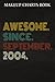 Makeup Charts Book :Awesome Since September 2004 18 Years Old 18th Birthday Gift: Gifts for Women:Makeup Eyes and Face Charts Model Size 6"x9" 110 ... Used to ... Design (Makeup Artists Portfoli