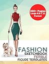 Fashion Sketchbook Female Figure Templates: fashion design sketchbook with figure templates