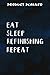 Product Planner Eat Sleep Refinishing Repeat, Favorite Hobby Gift Pretty: Gifts for Women:Plan & Create New Physical Products - Suppliers, Costs, ... 20 Products in your Business,Homeschool