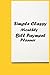 Simple Classy Monthly Bill Payment Planner: Monthly bill tracker and Planner
