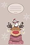 Minimal Christmas Composition Notebook - College Ruled: 100 pages | Notebook A5 | Hard Cover | Christmas Gift